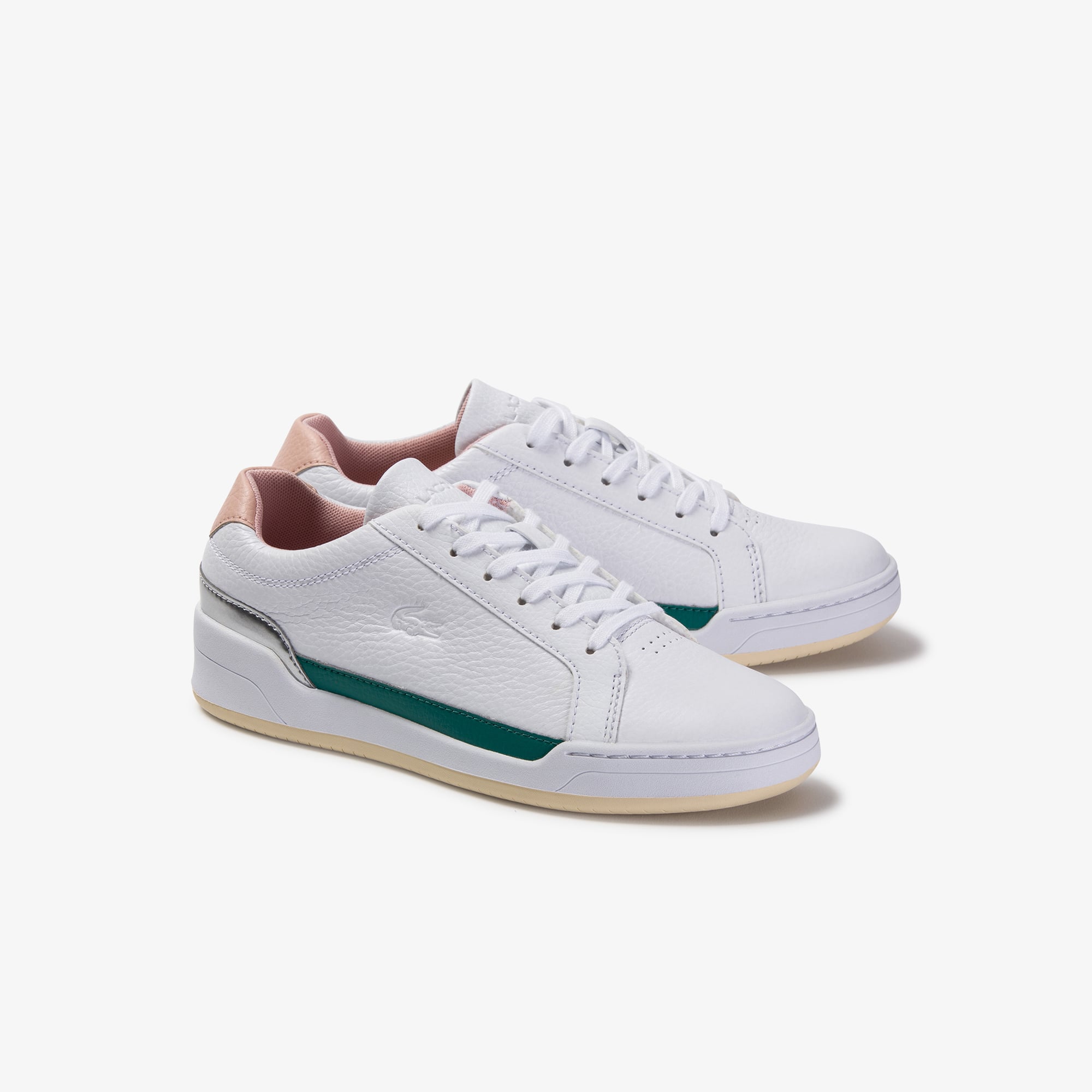 lacoste challenge leather trainer
